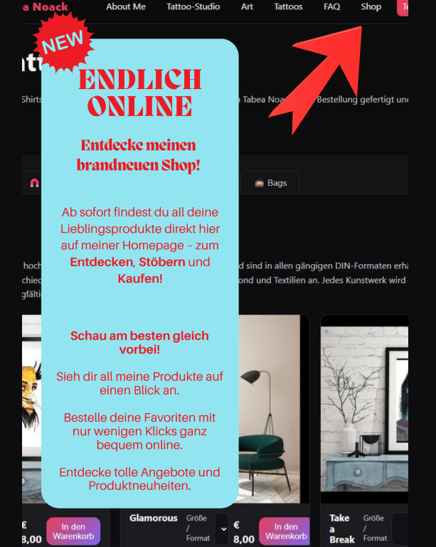 Neuer Shop